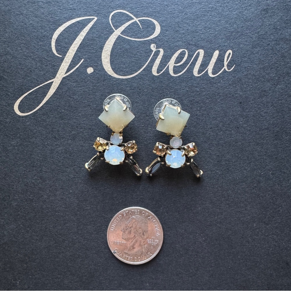 J. Crew Crystal statement earrings - Picture 5 of 6